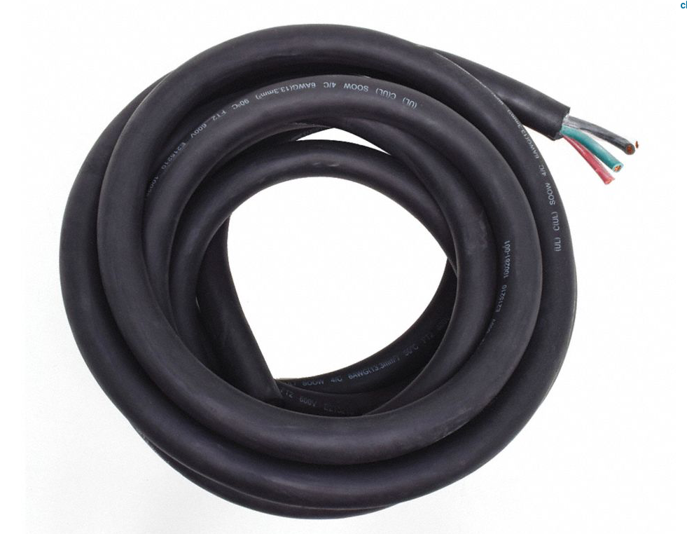 4/4 SOOW, 4 AWG 4 Leitkabel tragbares Stromkabel 600 Volt