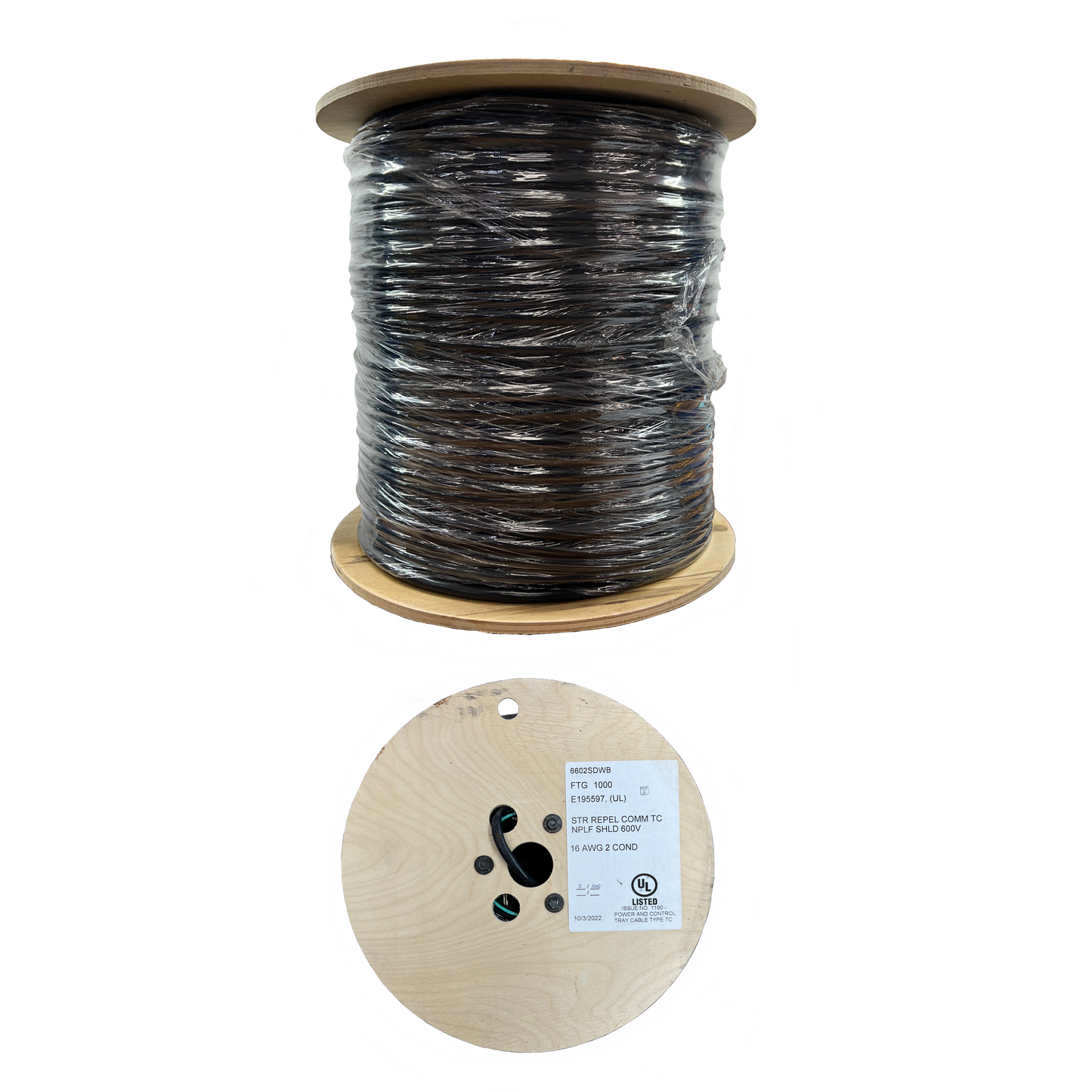 Direkte Bestattung abgeschirmt - Sonnenresistent - 16 AWG 2 Leiter 500ft und 1000ft