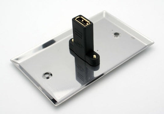 Edelstahl Single USB 2.0 Wandplatte Philmore 75-697
