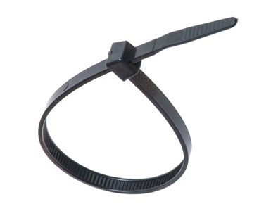 Black Cable Ties 4', 8' und 12' (Bag von 100)