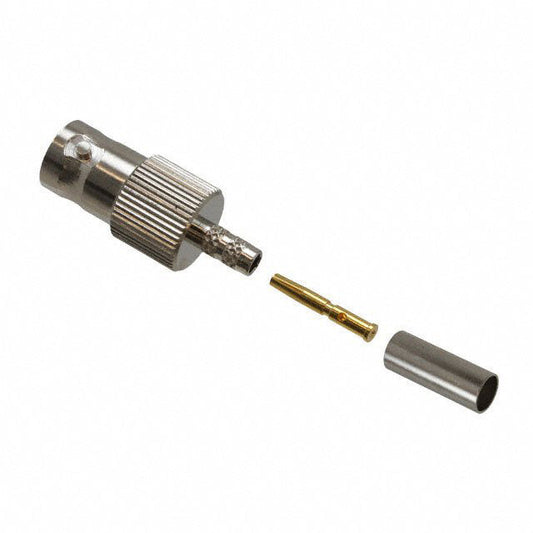 BNC Straight Crimp Jack für Belden 1855A, Mini RG59, 75 Ohm