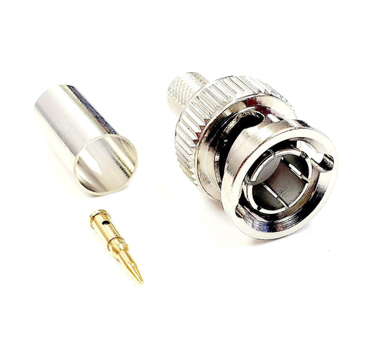 BNC Crimp Connector für Belden 1694A - 6 GHz - 75 Ohm