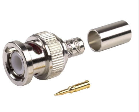 BNC Crimp Connector für Belden 4694R - 12 GHz - 75 Ohm