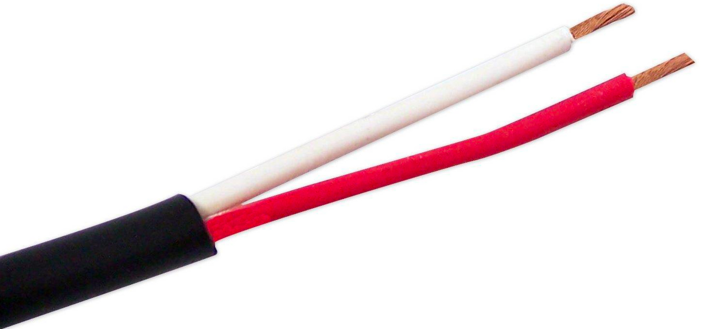 Belden 6200UE 16 AWG 2 Leiter Plenum CMP Ungeschirmter Lautsprecher Wire Black