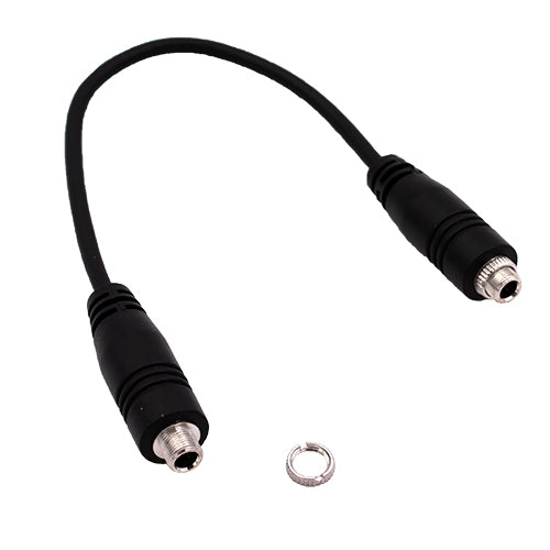 3,5mm Stereo 20,3 cm Pigtail, Panel Mount.