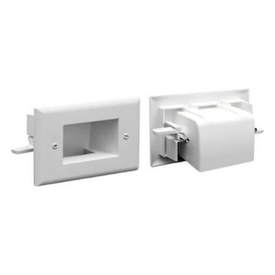 DataComm 45-0008-WH 2-Gang Easy Mount Geringere Niederspannungsplatte Weiß