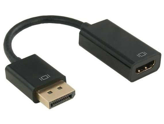 Displayport Männlich zu HDMI Weibliches Adapterkabel 4K 6,5 Zoll