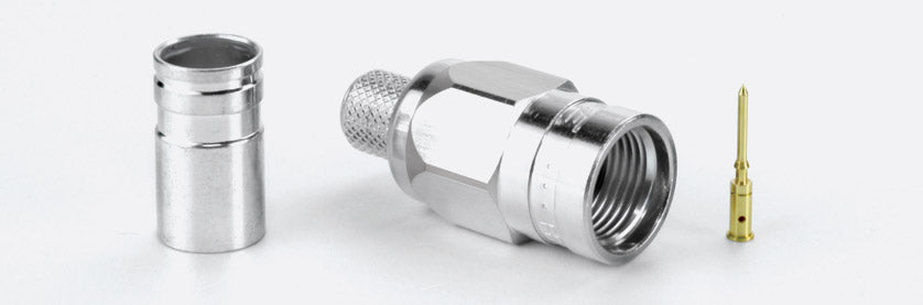 Canare FP-C53A 75 Ohm F-Typ Crimp Plug für 1694A und 4694R RG6
