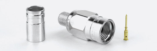 HD-SDI RG6 BNC Rechtswinkel zum F-Type Videokabel - 75 Ohm Koaxial - 3G/6G