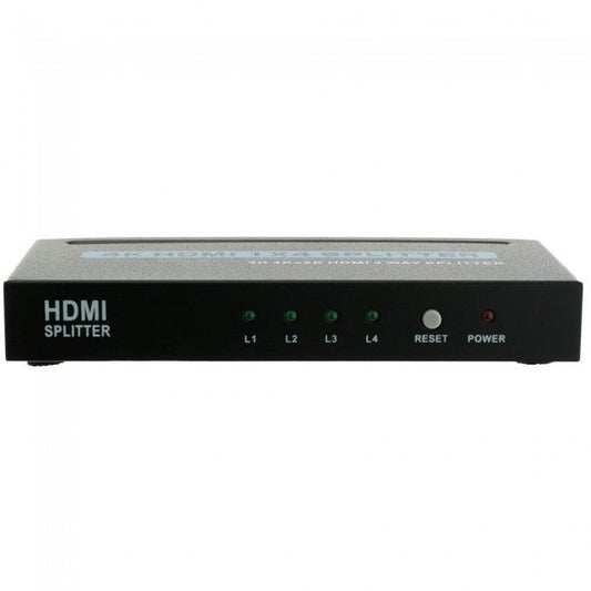 HDMI 1x4 Splitter verstärkt, 1 HDMI Female Input x 4 HDMI Female Output