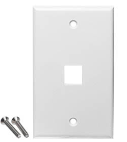 Keystone Wall Plate - Weiße Datacomm 20-3003-WH