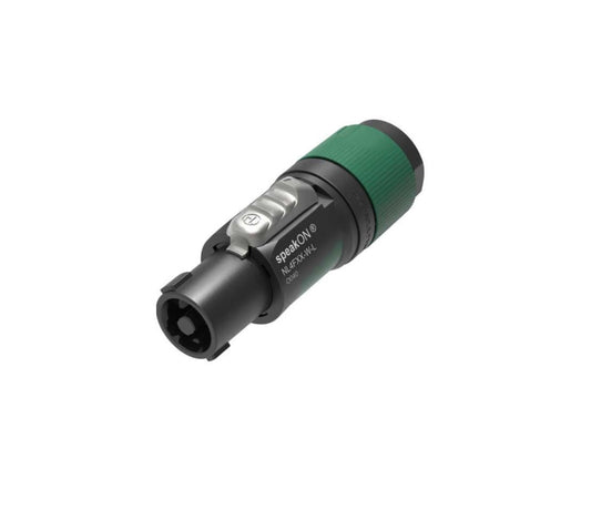 Neutrik NL4FXX-W-S speakON XX Series 4 Pole Cable End - Grün