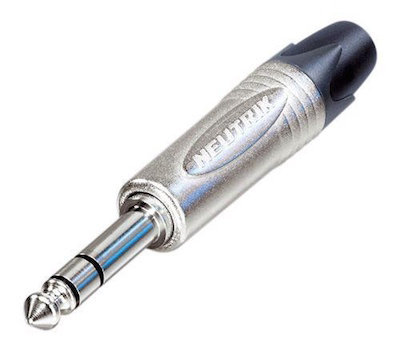 Neutrik NP3X Plug 1/4' Stereo Nickel/Silber