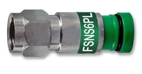 ProSNSTM RG6 Quad Plenum F Steckverbinder für Plenum Quad Shield Coax - Paket von 25