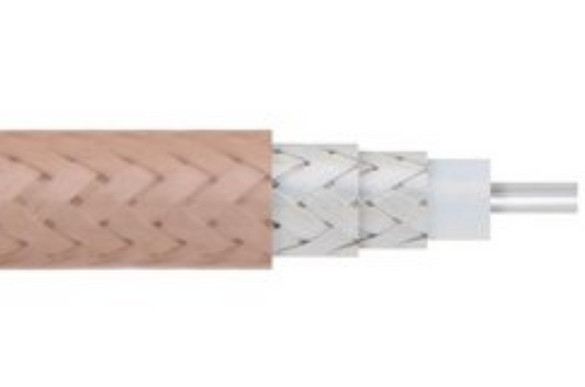 RG142 Silberbeschichtetes Koaxialkabel Doppelgeflochtenes Schild 50 Ohm