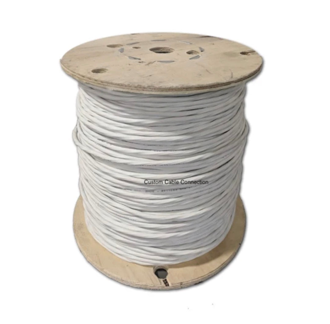 12 AWG 2 Conductor Plenum Abgeschirmt CL3P Sicherheitsalarmkabel 500ft und 1000ft Spulen