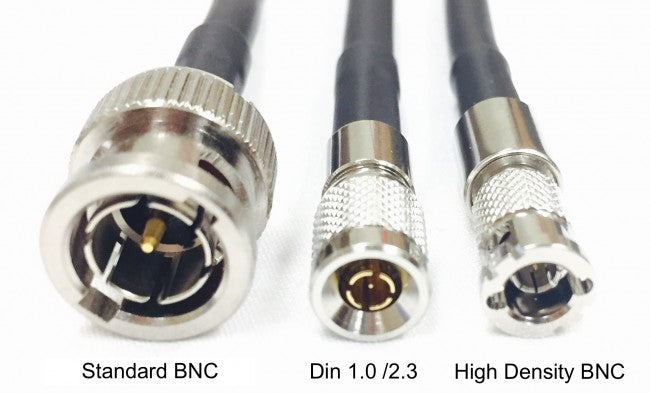 12G BNC Männlich zu High Denity Micro BNC Rechtswinkel HD-SDI Belden 4855R Video Adapter Kabel