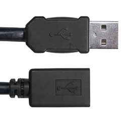 Aktives 2.0 USB-Kabel, Typ A Männlich zu Weiblich Plenum Jacke